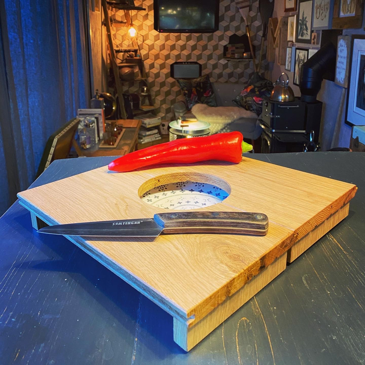 Oak chopping board